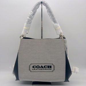 Coach Dalton 31 With Coach Badge Gold/Salt Black